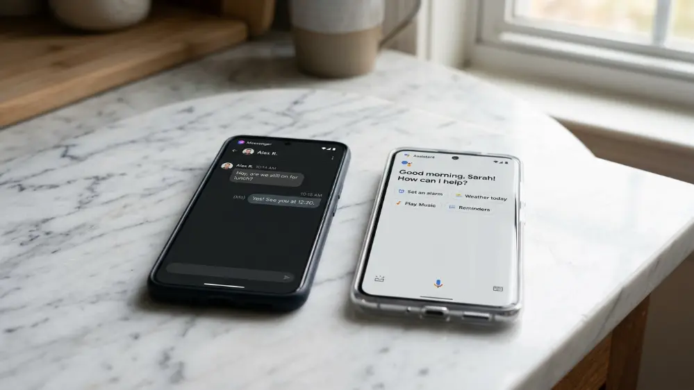 ChatGPT vs the New Siri: Which AI Assistant Actually Answers Better? 57 ChatGPT vs Siri AI 2026 comparison on two smartphones