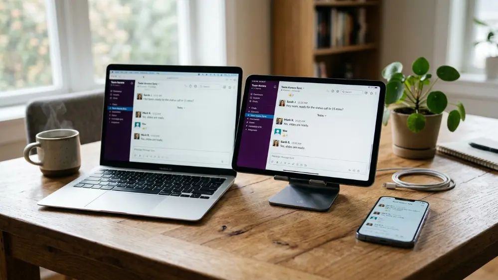 ChatGPT working consistently across laptop tablet and smartphone