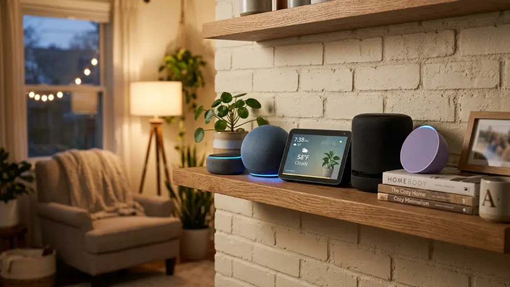 Collection of Echo smart speakers compatible with Alexa+