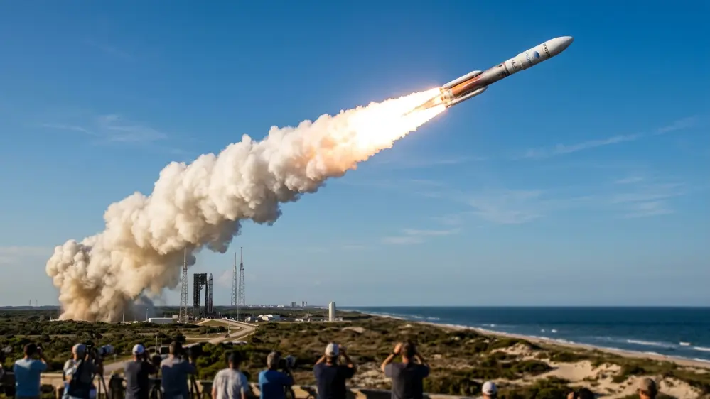 Amazon Leo Explained: Is Amazon's New Satellite Internet a Starlink Rival? 3 Amazon Leo satellite internet receiver mounted on a rooftop