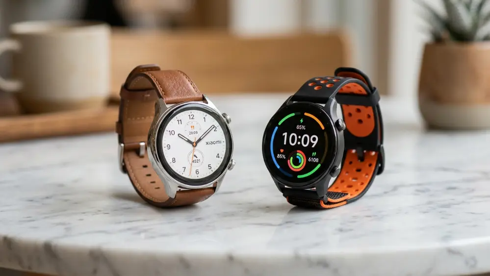 Xiaomi Watch S5 Review: The Smartwatch That Doesn't Look Like a Gadget 4 Two Xiaomi Watch S5 style variants shown side by side