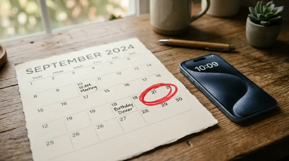 iPhone 18 Pro and Pro Max: Everything Confirmed and Leaked So Far 4 Calendar marking the expected September iPhone 18 Pro Max launch